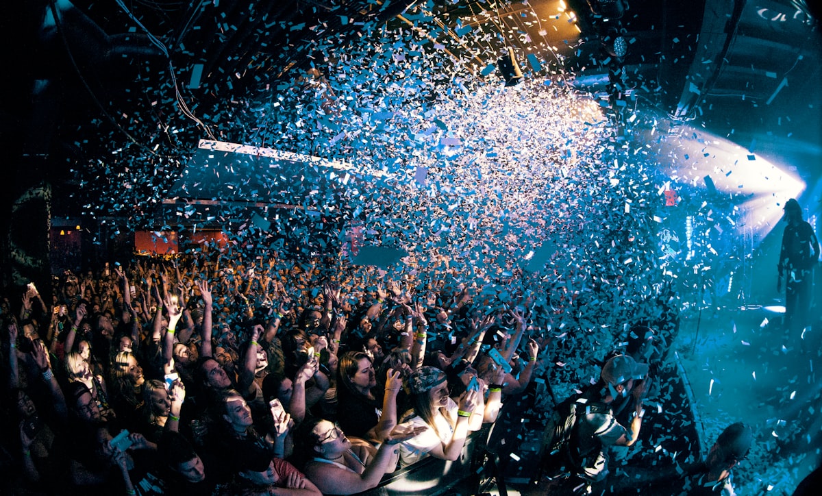 Premium celebration ambience and lighting